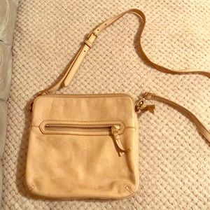 Fossil cross body leather purse